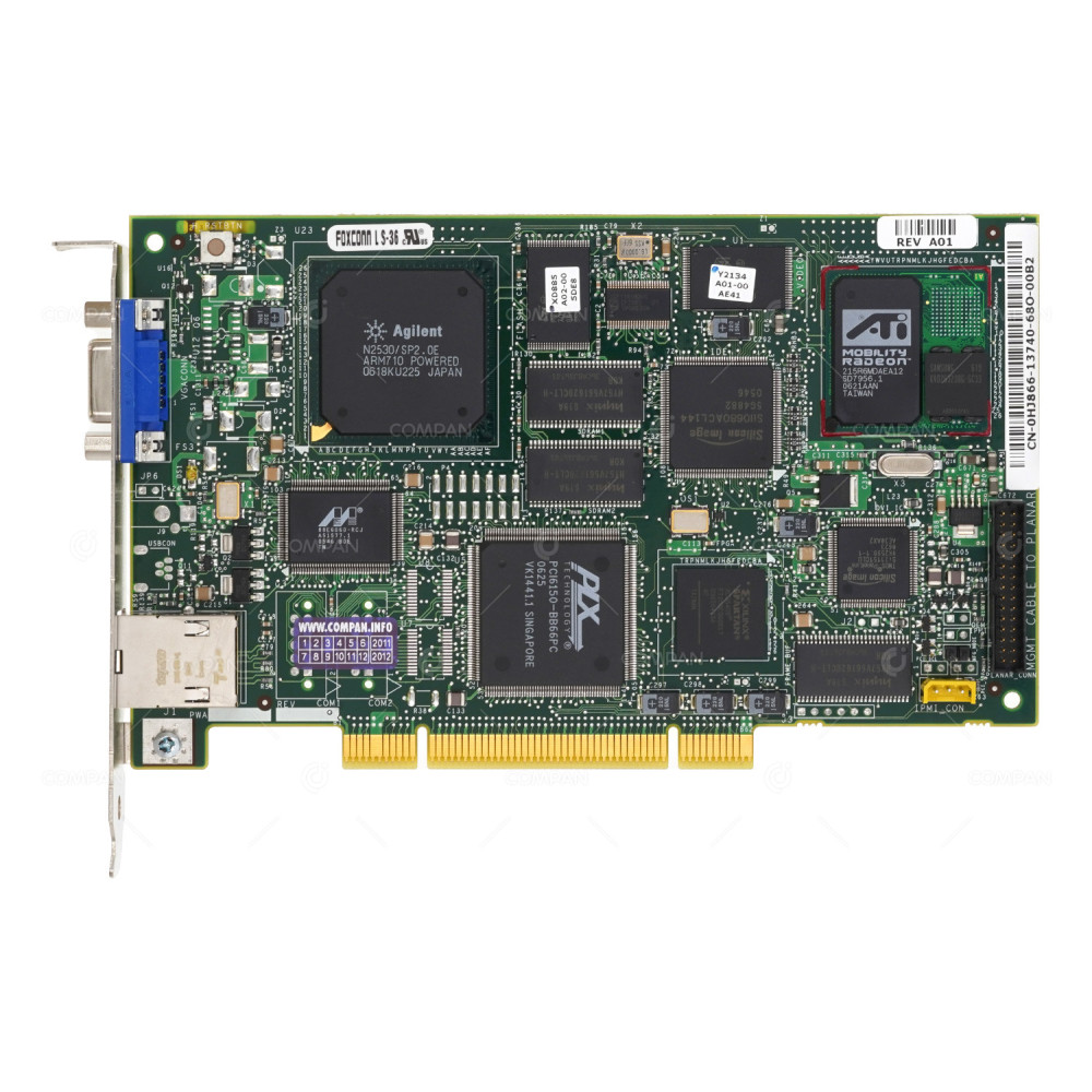 HJ866 DELL REMOTE ACCESS CARD PCI DRAC4/P FOR DELL POWEREDGE